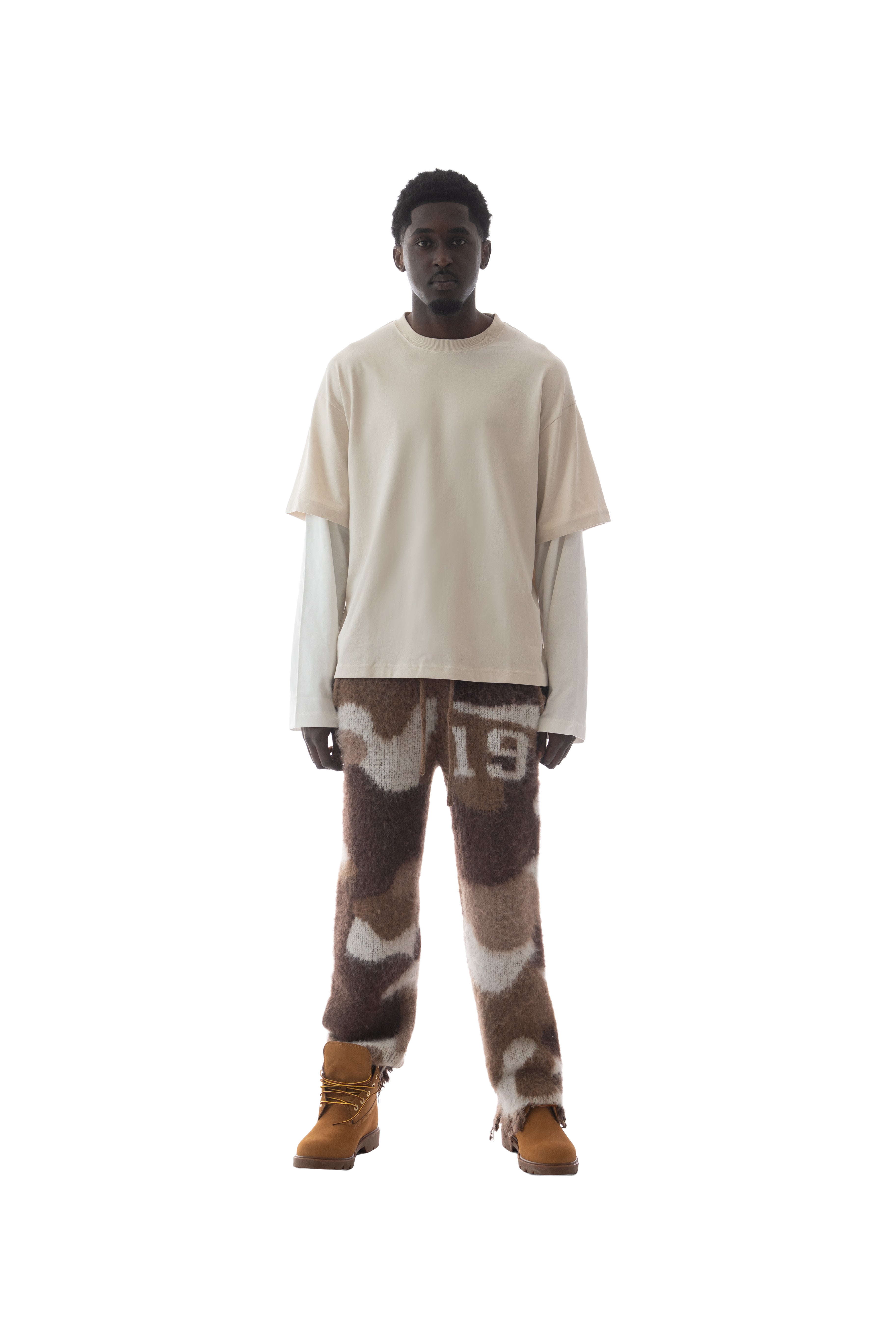 WUNNABE NANI CAMO PANTS - BROWN