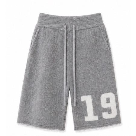 WUNNABE ATTA MOHAIR SHORTS - GREY